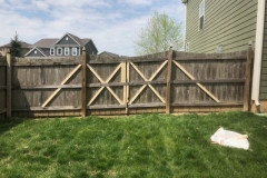 Took out fence and made a gate
